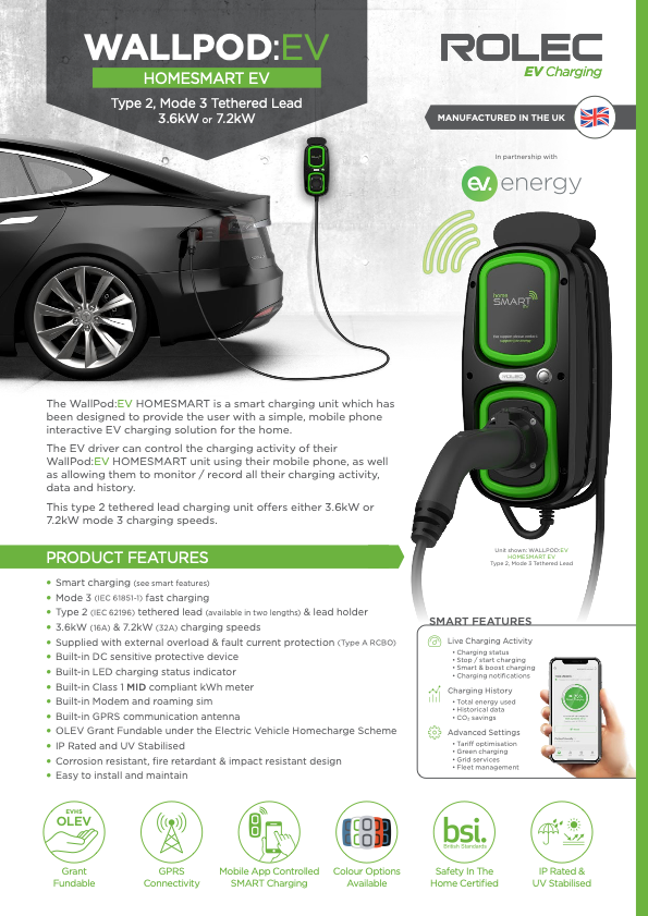 Rolec HOMESMART Tethered Lead Brochure P1