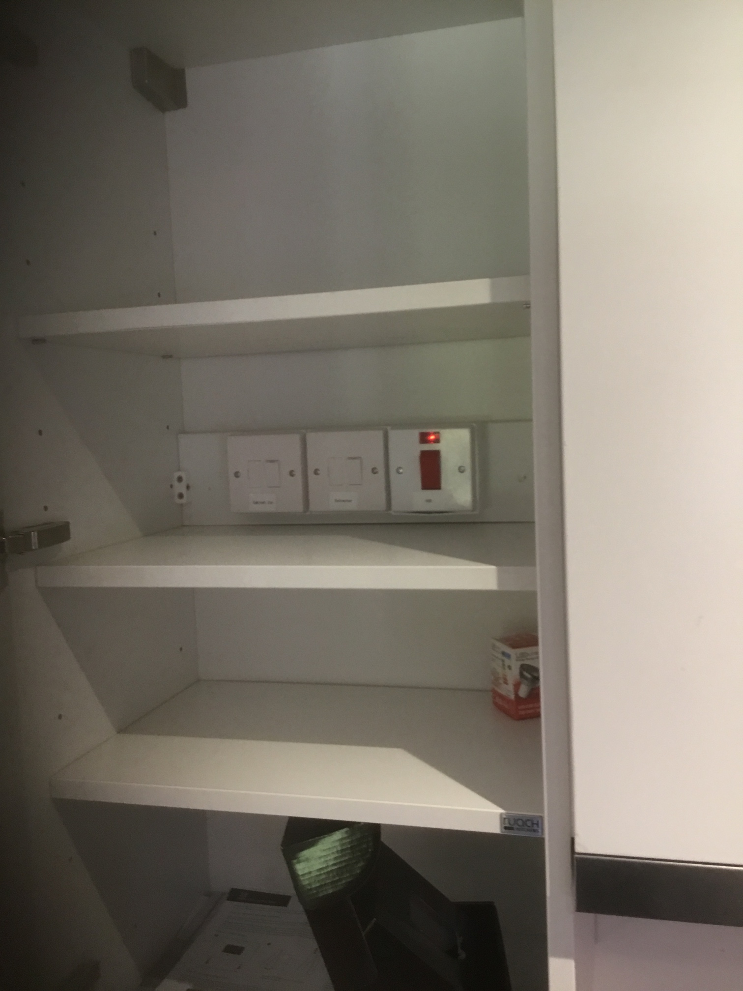 Isolators in Cupboard